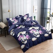 PrzytulneMieszkanie.pl PrzytulneMieszkanie.pl Pościel dziecięca z mikrofibry UNICORN niebieska Rozmiar pościeli: 70 x 80 cm | 140 x 200 cm