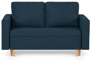 Sofa kanapa 2 os z funkcją spania KEN Granatowy