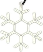 Lampka świąteczna w kształcie płatka śniegu, 360 LED, zimna