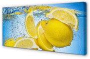 Obraz na płótnie Cytryny w wodzie