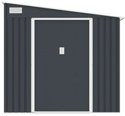 Wiata ogrodowa ze stali galwanizowanej w kolorze antracytowym 5,49 m² - DAUSTIN