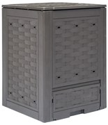 Nowoczesny pojedynczy kompostownik ogrodowy P4-W21