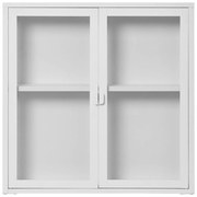 Biała metalowa witryna wisząca 80x80 cm Brisbane – House Nordic