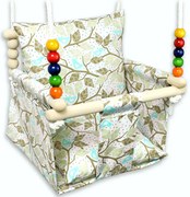 Dziecięca huśtawka z oparciem wróbelki H9-P99