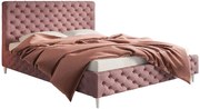 Tapicerowane łóżko z zagłówkiem 160x200 M9-Z82