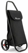 Rolser Torba na kółkach Com Tweed 8 Black Tube,czarna