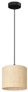Lampa wisząca RATTAN 1xE27/60W/230V, pr. 18 cm, rattan