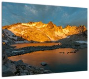 Obraz krajobrazu wysokogórskiego (70x50 cm)