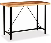 Brązowy industrialny stolik barowy – Norbos 4X
