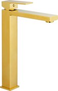 Mexen Uno bateria umywalkowa wysoka, złota - 71410-50