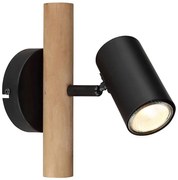 Globo 57913-1 - Kinkiet HERTI 1xGU10/5W/230V drewno/metal
