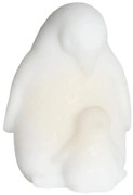 Biała dekoracja świetlna na baterie ø 9 cm Penguin – Sirius