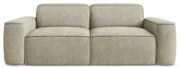 Beżowa sofa z tkaniny szenilowej 204 cm Omao – Makamii