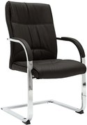 Ergonomiczny Fotel Czarny Konferencyjny Z7-C02