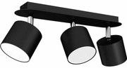 Lampa sufitowa DIXIE BLACK 3xGX53, potrójna, na listwie, kierunkowa, czarna