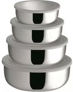 Florina 4-częściowy zestaw misek stalowych