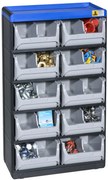 Plastikowy organizer z szufladkami VarioPlus Pro 53/20, 10 szufladek