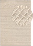 Kremowy dywan w geometryczne wzory Jasper