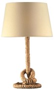 ONLI - Lampa stołowa CORDA 1xE27/22W/230V 50 cm beżowa