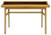 Biurko w dekorze dębu z sekretarzykiem 44x115 cm Carteret – Woodman