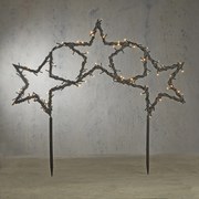 Zewnetrzna Świąteczny reflektor z gwiazdami z diodami LED, 8 ustawień i timerem - Rudolph Oswietlenie zewnetrzne