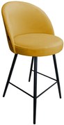 Hoker niski TANEW VELVET musztardowy/curry ATOS