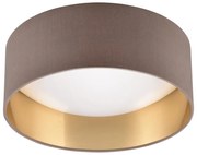 Jasnobrązowa lampa sufitowa LED ø 30 cm Locarno – Reality