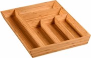Kesper 58087 Organizator bambusowy , 6 przegródek, 35 x43 x 5 cm