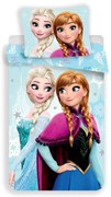Bawełniana jednoosobowa pościel dziecięca 140x200 cm Frozen "Light blue" – Jerry Fabrics