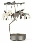 Ruchoma metalowa dekoracja z reniferkami