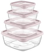 Orion 4-częściowy komplet pojemników plastikowych TREND