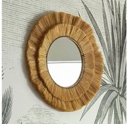 Atmosphera - Lustro ścienne ALBA pr. 57 cm z rafii