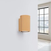 Lampa ścienna minimalistyczny Gloow, aluminium - 1 źródło światła 4000K - L.6.5 x H.10 cm - złoty