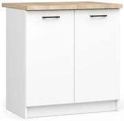 Biała Dolna Szafka Kuchenna 80 Cm B5-D38