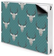 Mata dekoracyjna grzejnikowa Szary Jeleń