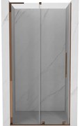 Mexen Velar L drzwi prysznicowe rozsuwane 90 cm, transparent, różowe złoto - 871-090-003-01-60