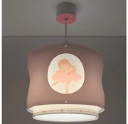 Dalber 60912 - Żyrandol dziecięcy PRINCESS DANCE 1xE27/15W/230V różowy