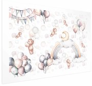 Plakat Misie w przestworzach 60x40 cm bez ramy z marginesem ARTGEIST B