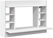 Białe wiszące pod laptopa biurko S3-K76