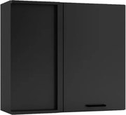 Szafka kuchenna narożna ANIKA WNP80 P/L grafitowa STOLKAR