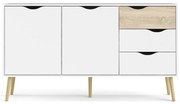 Biała komoda 147x82x39 cm Oslo – Tvilum