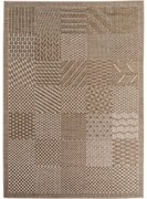 Dywan zewnętrzny Ibiza Patchwork beżowy 80 cm x 150 cm