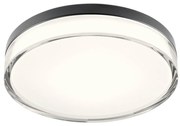 Redo 01-3736 - LED Plafon FRISBI LED/18W/230V 3000/4000K IP44 czarny