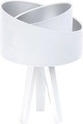 Lampa stołowa GEMSTONE biała/srebrna/biała BPS KONCEPT