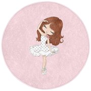 Różowy dywan dziecięcy ø 120 cm Comfort – Mila Home