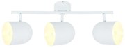 Biała lampa sufitowa z metalowym kloszem 55x10 cm Azuro – Candellux Lighting