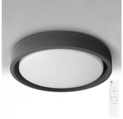Brilagi - ściemnialna oprawa LED MATTEO LED/48W/230V 3000-6500K śr. 41 cm czarna + pilot