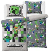 Pościel dziecięca Minecraft Odkryj swój świat, 140x 200 cm, 70 x 90 cm