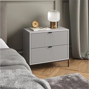 Stolik nocny szary 66x36x60 eliza