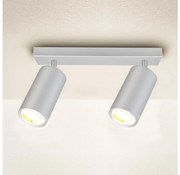 Brilagi - Spot łazienkowy SELE 2xGU10/30W/230V IP44 srebrny